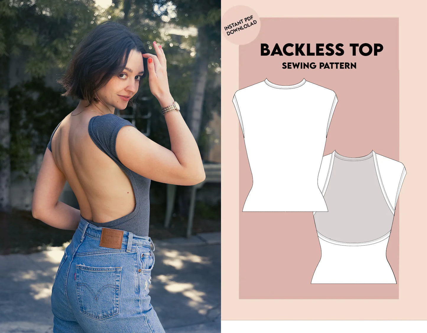 Backless Top